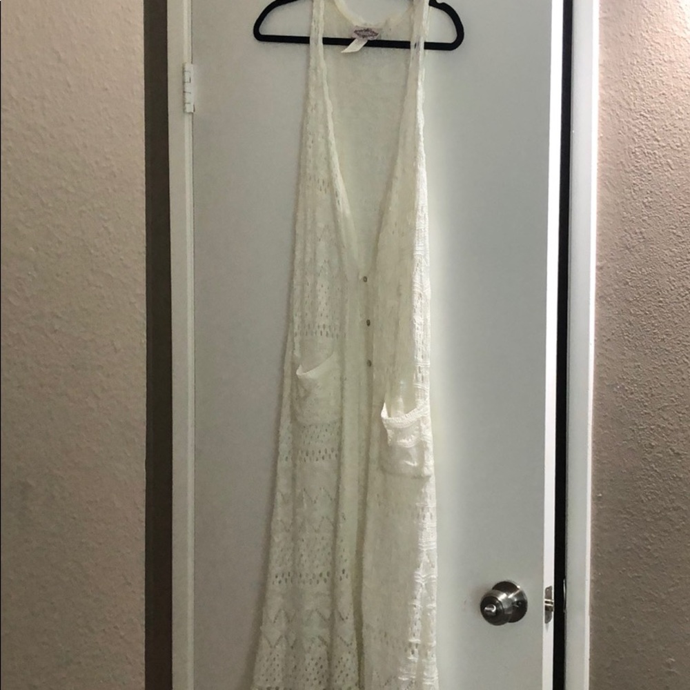 Knitted cardigan/cover-up
